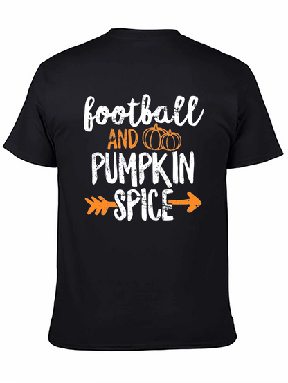 Football and Pumpkin Spice T-Shirt