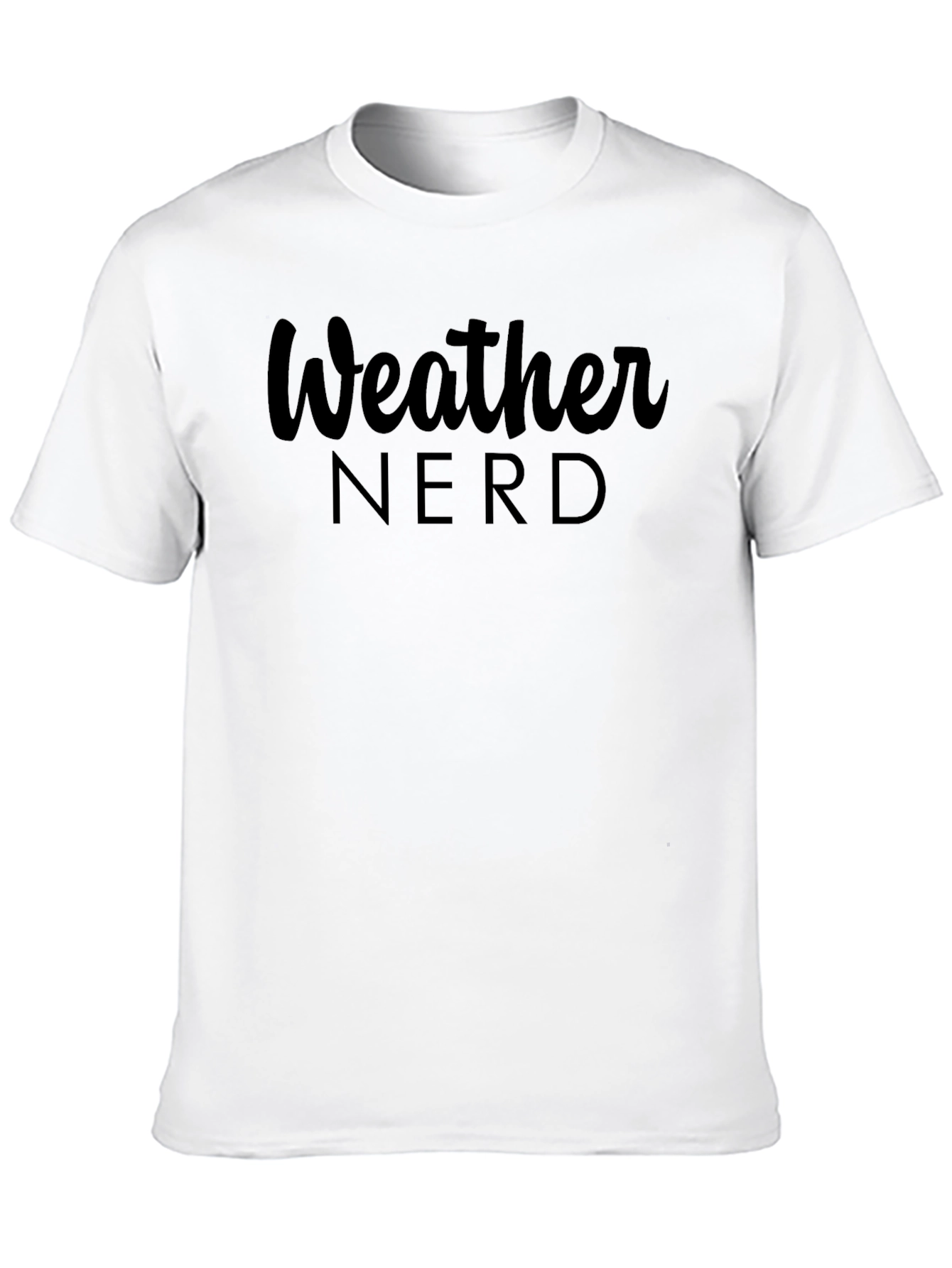 Weather Nerd T-Shirt - Black Mens