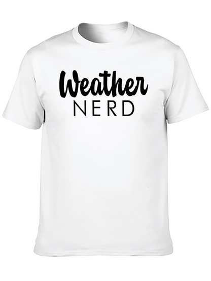 Weather Nerd T-Shirt - Black Mens