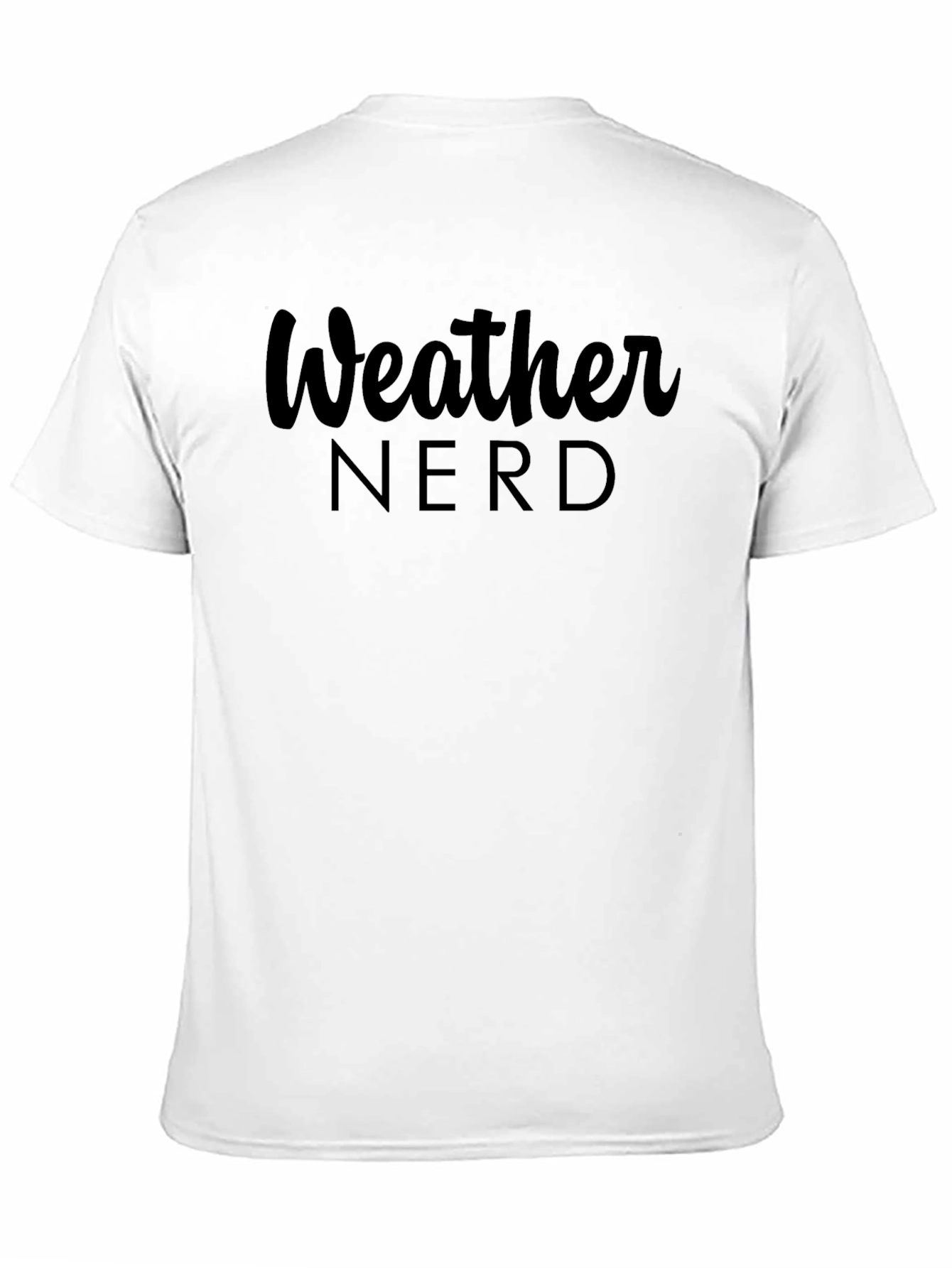Weather Nerd T-Shirt - Black Mens
