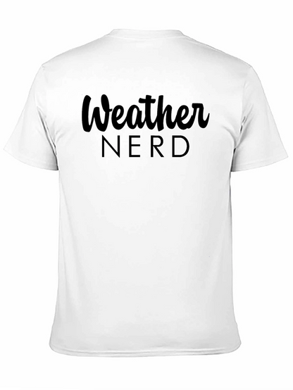 Weather Nerd T-Shirt - Black Mens