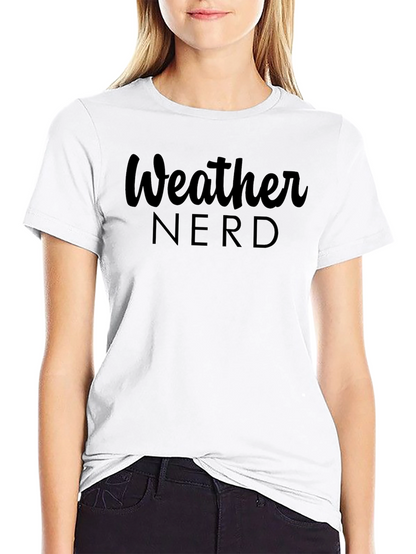 Weather Nerd T-Shirt - Black Mens