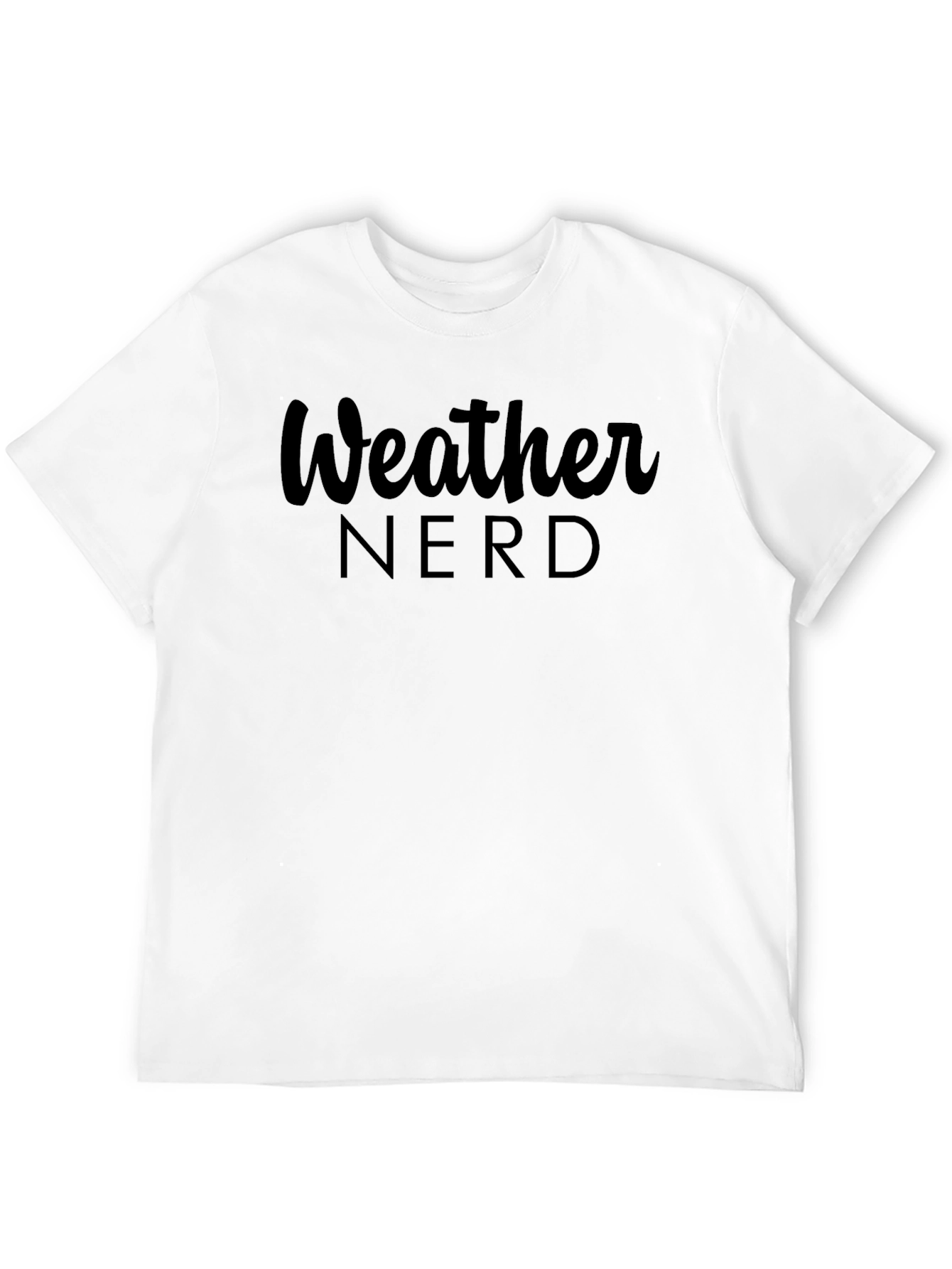 Weather Nerd T-Shirt - Black Mens