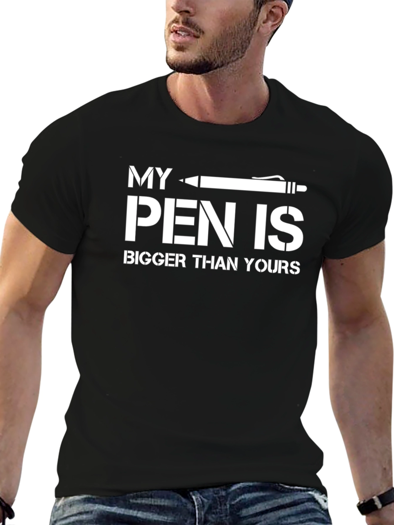 Funny My Pen Is Bigger Than Yours T-Shirt