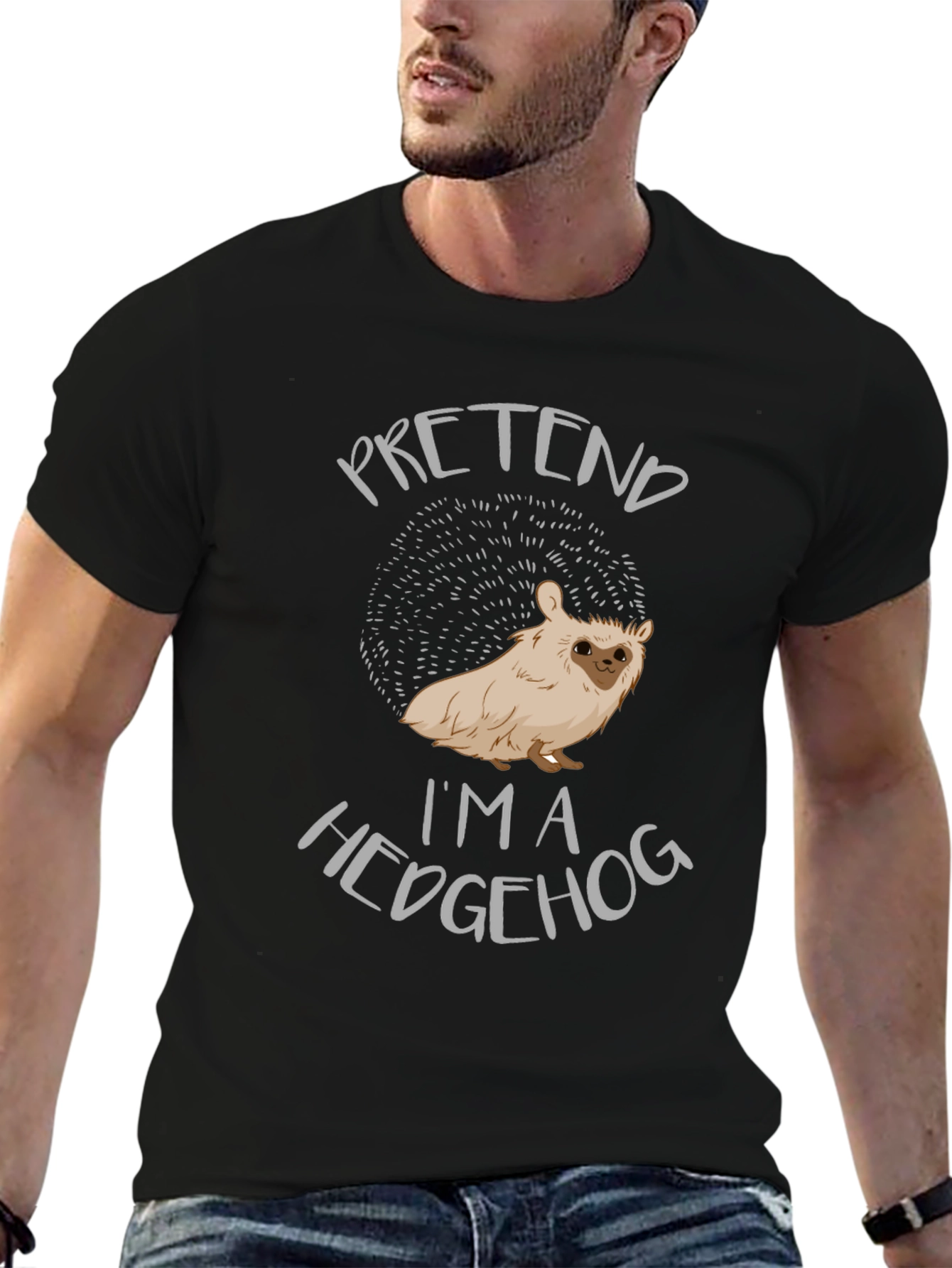 Pretend Im A Hedgehog Novelty T-Shirt