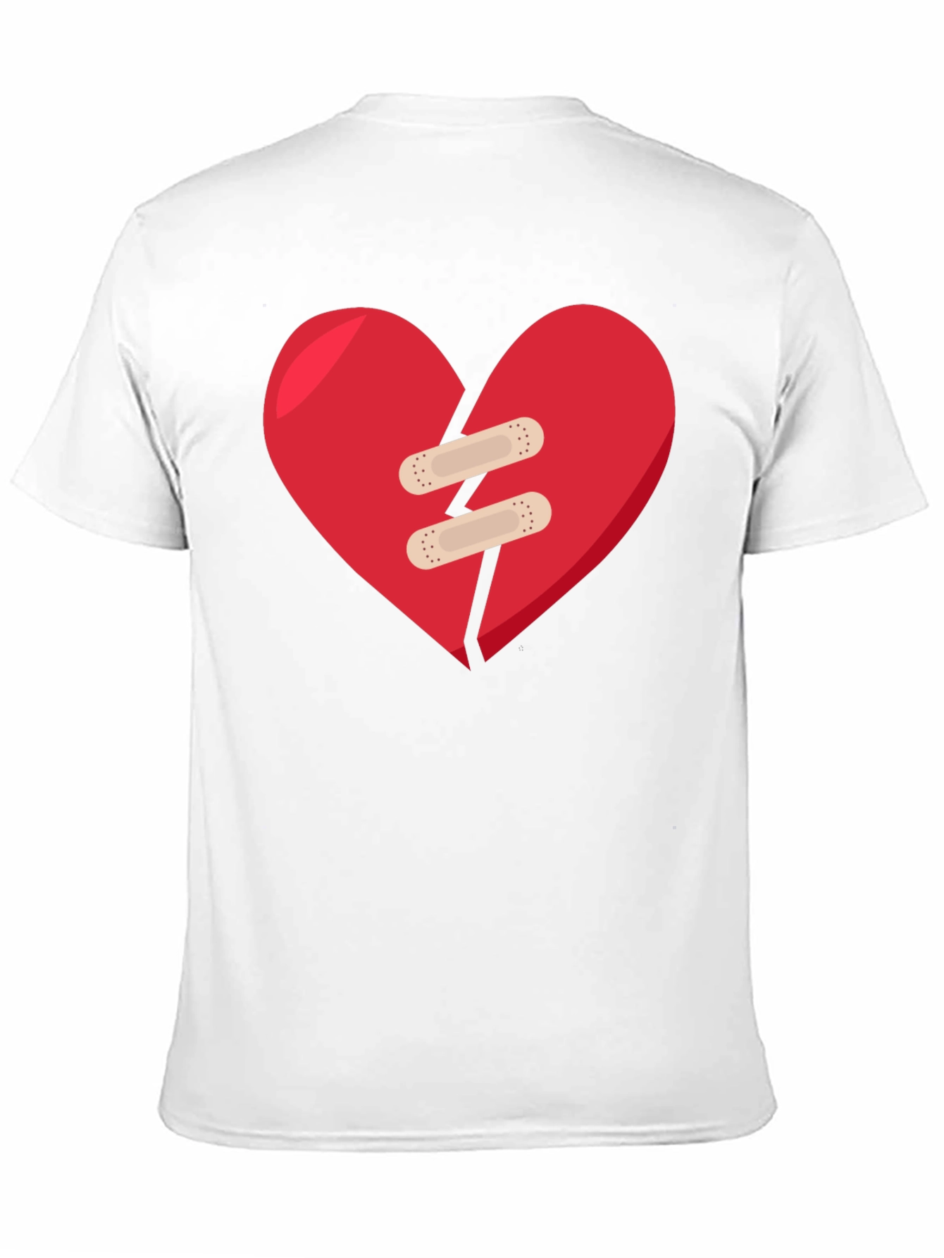 Mended Heart Graphic Black T-Shirt