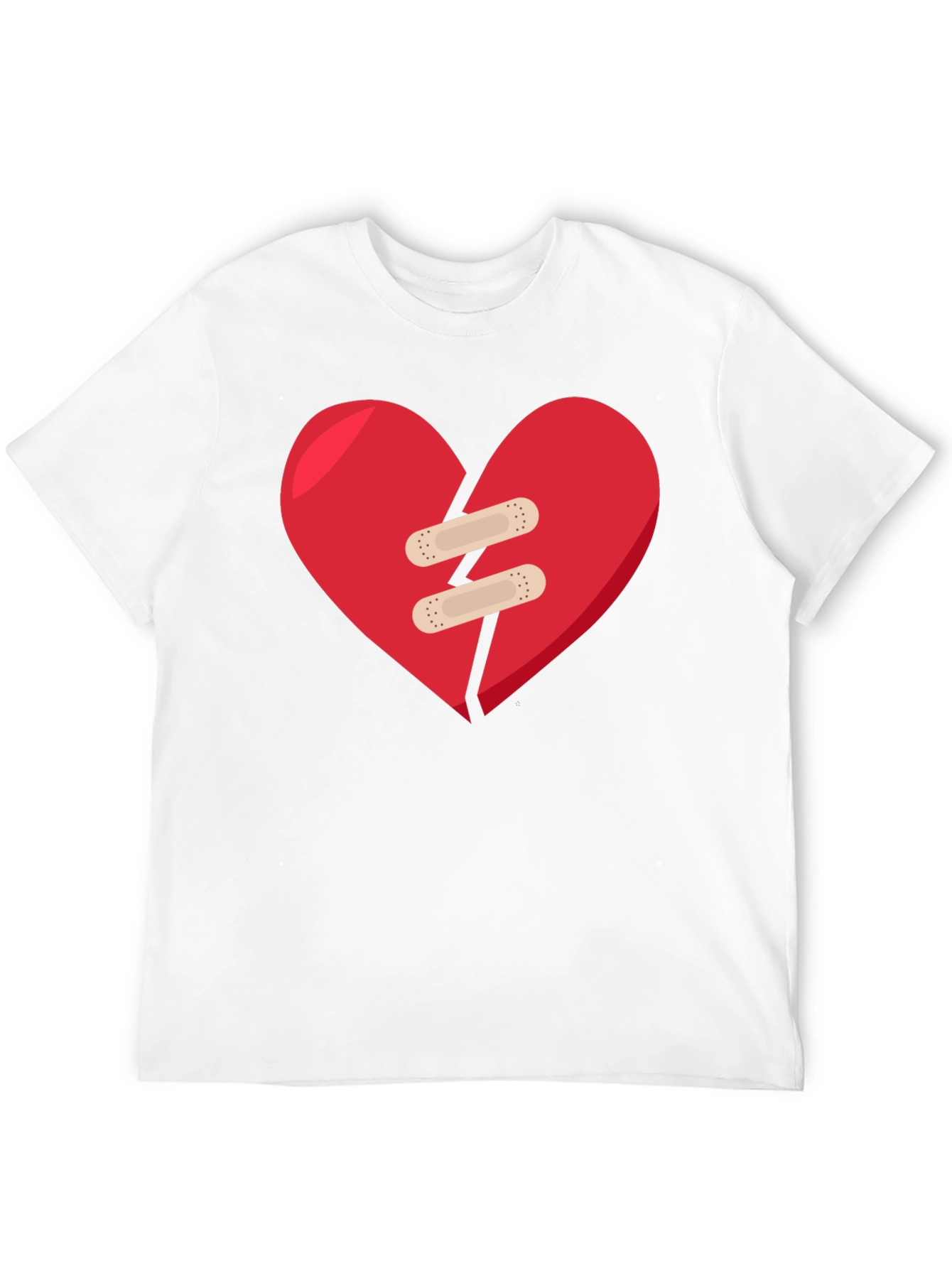 Mended Heart Graphic Black T-Shirt
