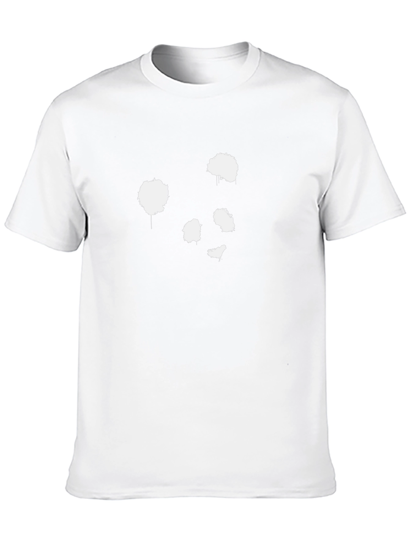 Abstract Panda Graphic Tee - Black