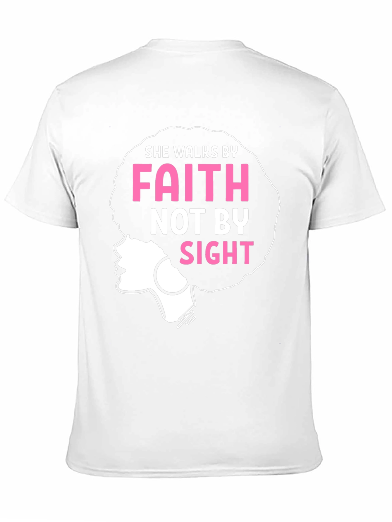 Faith Afro Graphic Tee - Walk by Faith Shirt