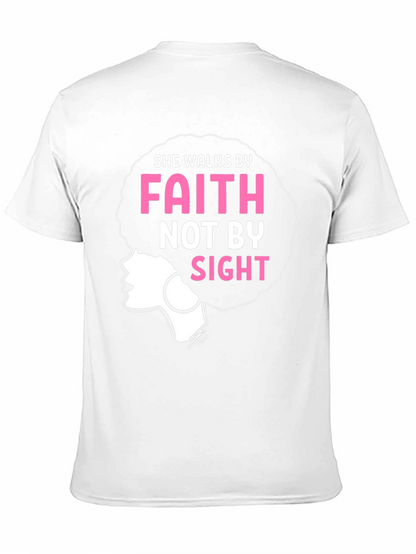 Faith Afro Graphic Tee - Walk by Faith Shirt
