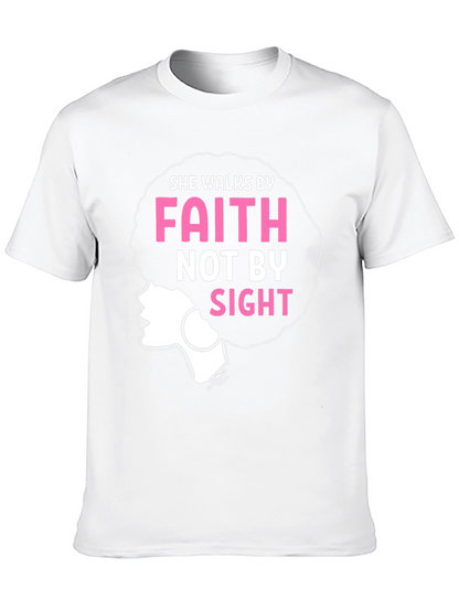 Faith Afro Graphic Tee - Walk by Faith Shirt