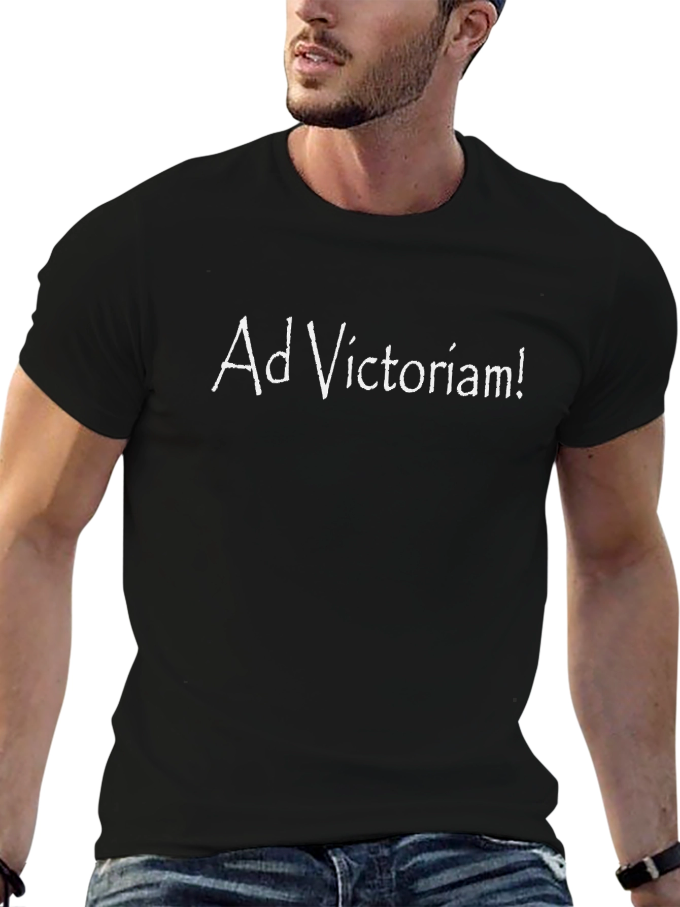 Ad Victoriam T-Shirt - Bold Graphic Tee