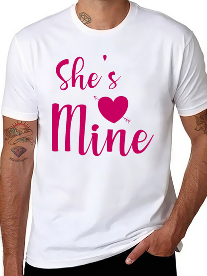 Shes Mine Valentines Day T-Shirt