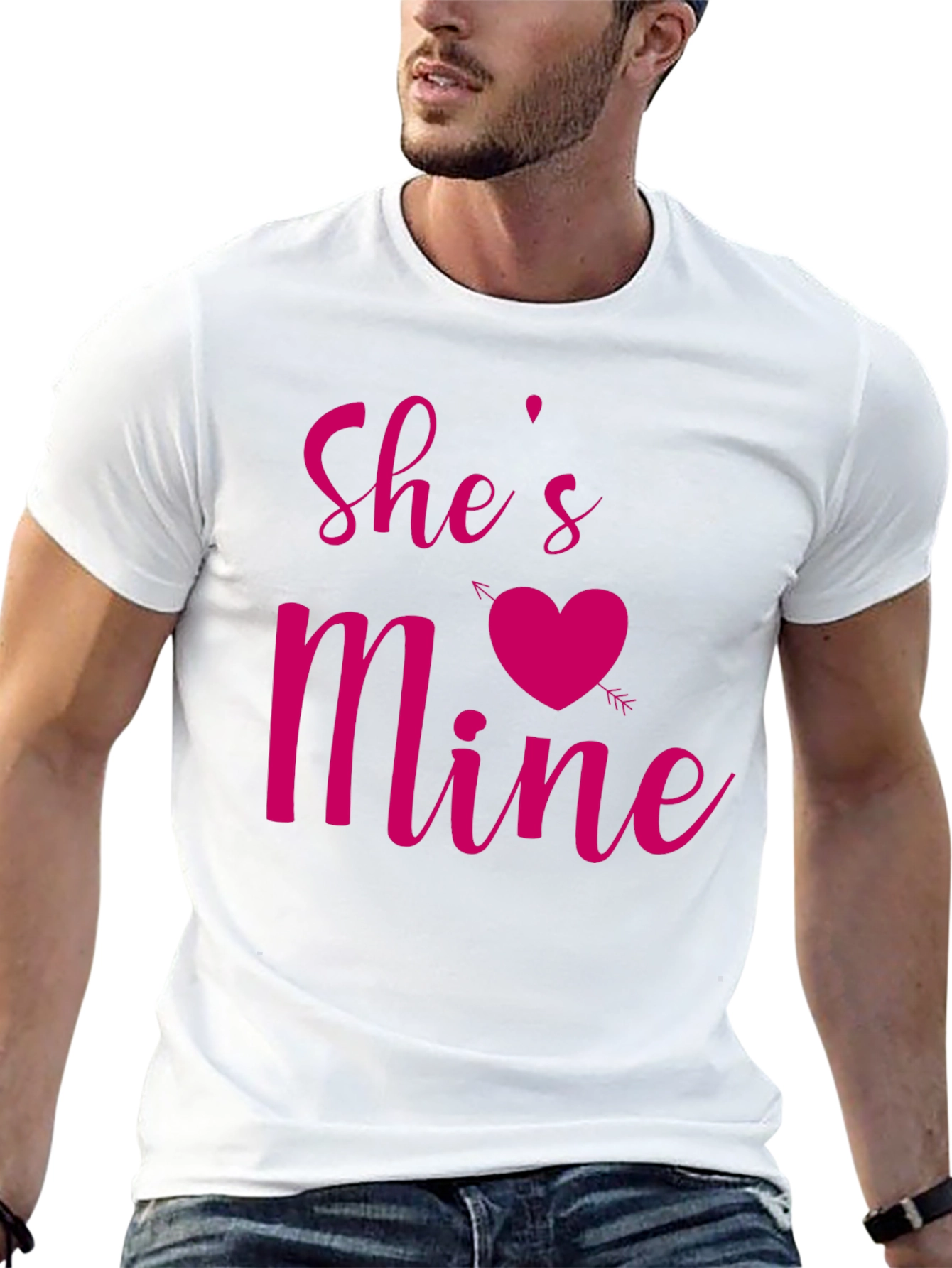 Shes Mine Valentines Day T-Shirt