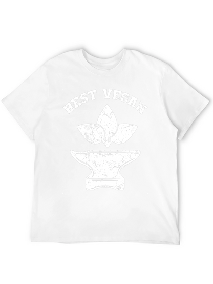 Best Vegan Graphic Tee - Black Cotton T-Shirt