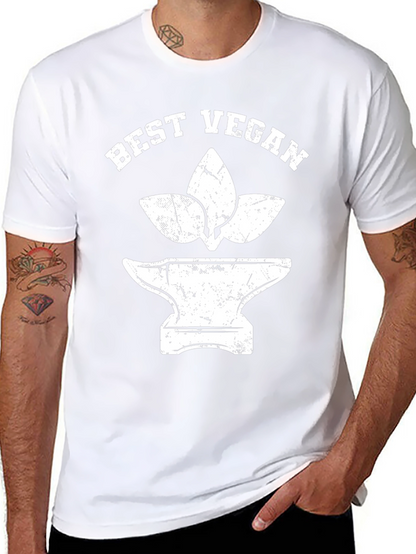 Best Vegan Graphic Tee - Black Cotton T-Shirt