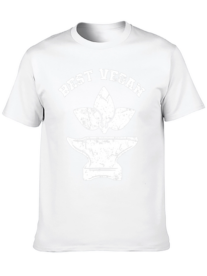 Best Vegan Graphic Tee - Black Cotton T-Shirt