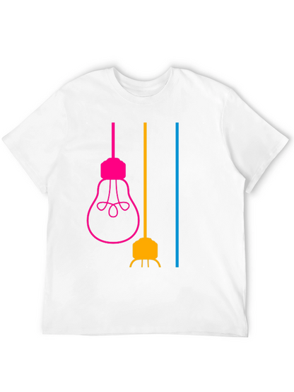 Modern Lightbulb Graphic T-Shirt - Stylish & Unique