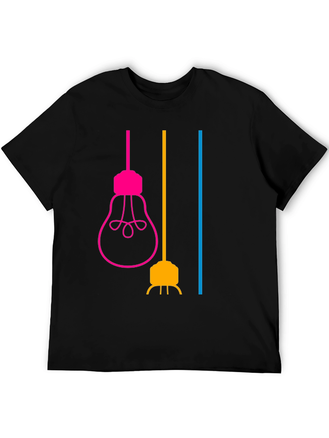 Modern Lightbulb Graphic T-Shirt - Stylish & Unique