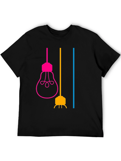 Modern Lightbulb Graphic T-Shirt - Stylish & Unique
