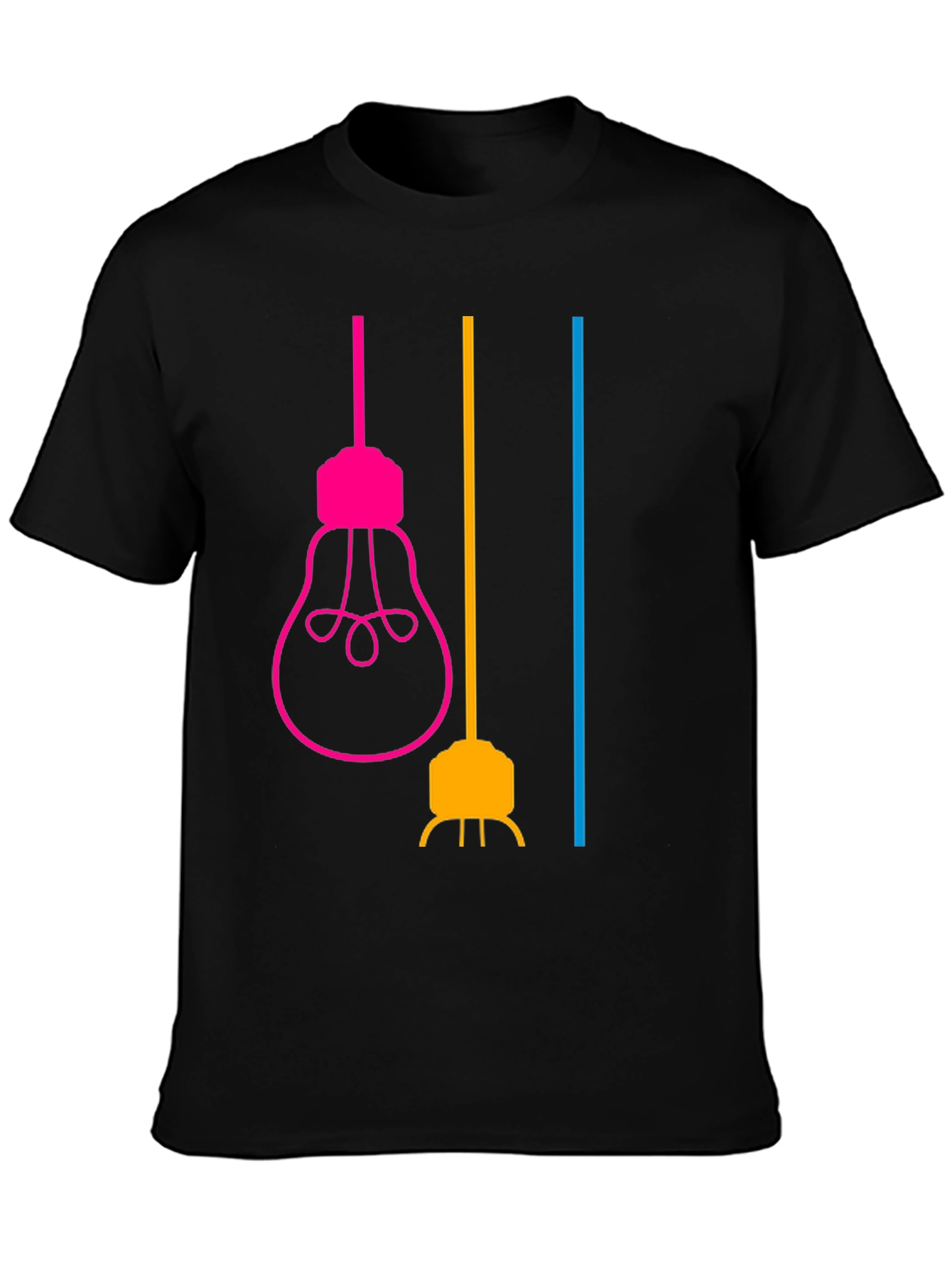 Modern Lightbulb Graphic T-Shirt - Stylish & Unique