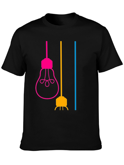 Modern Lightbulb Graphic T-Shirt - Stylish & Unique