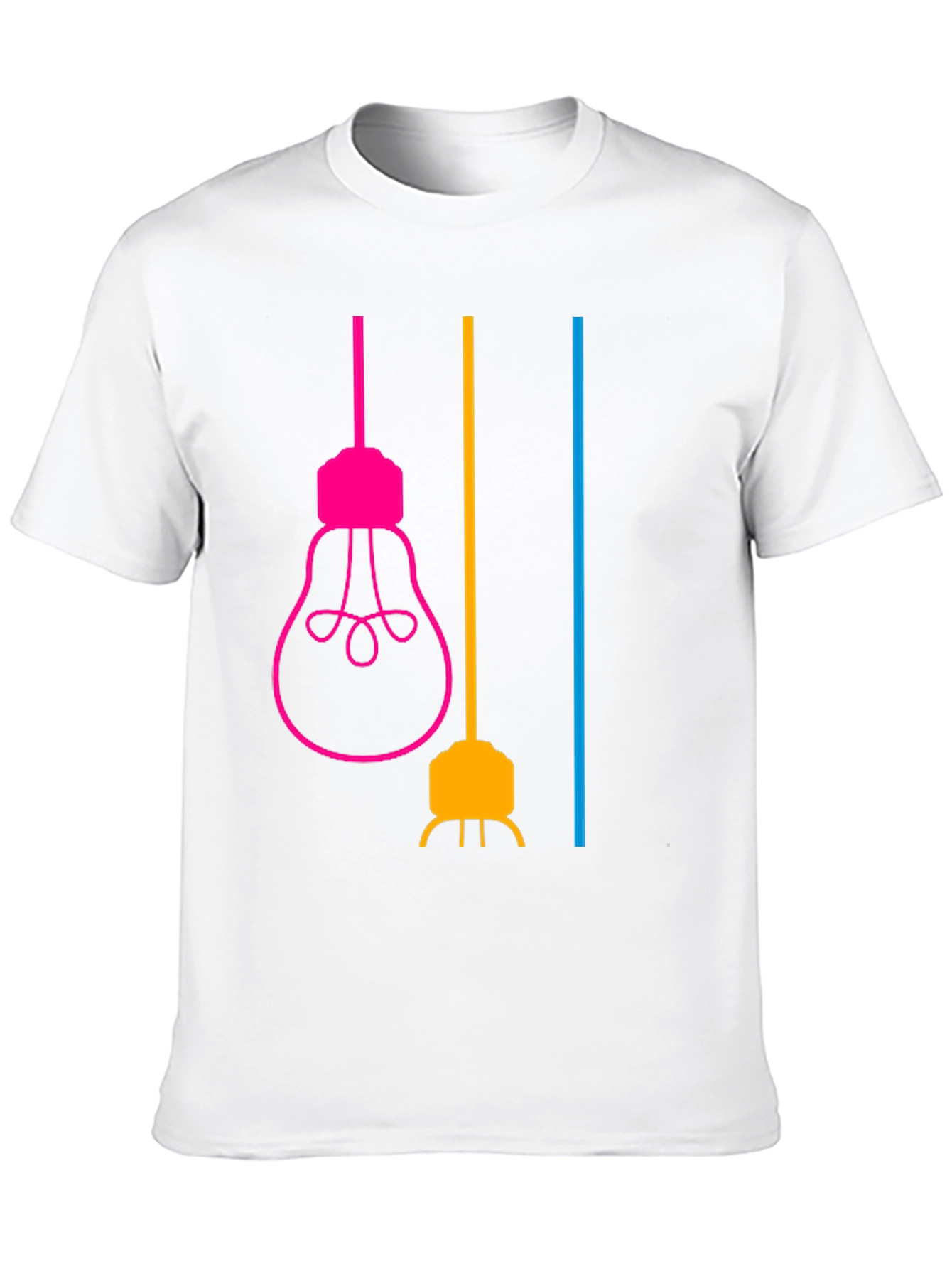 Modern Lightbulb Graphic T-Shirt - Stylish & Unique