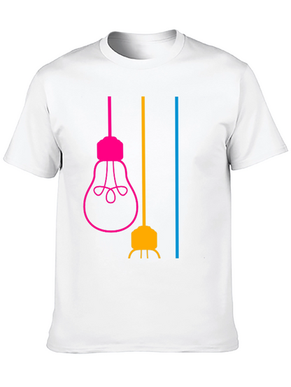 Modern Lightbulb Graphic T-Shirt - Stylish & Unique
