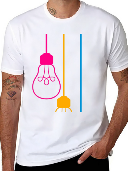 Modern Lightbulb Graphic T-Shirt - Stylish & Unique