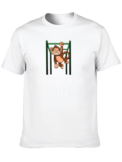 Playground Cutie Monkey Graphic T-Shirt