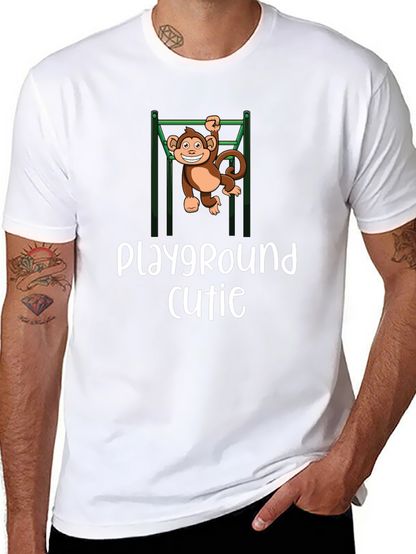 Playground Cutie Monkey Graphic T-Shirt