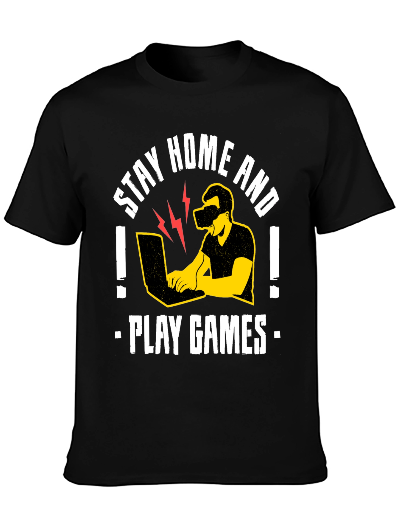 Stay Home and Play Games Graphic Tee