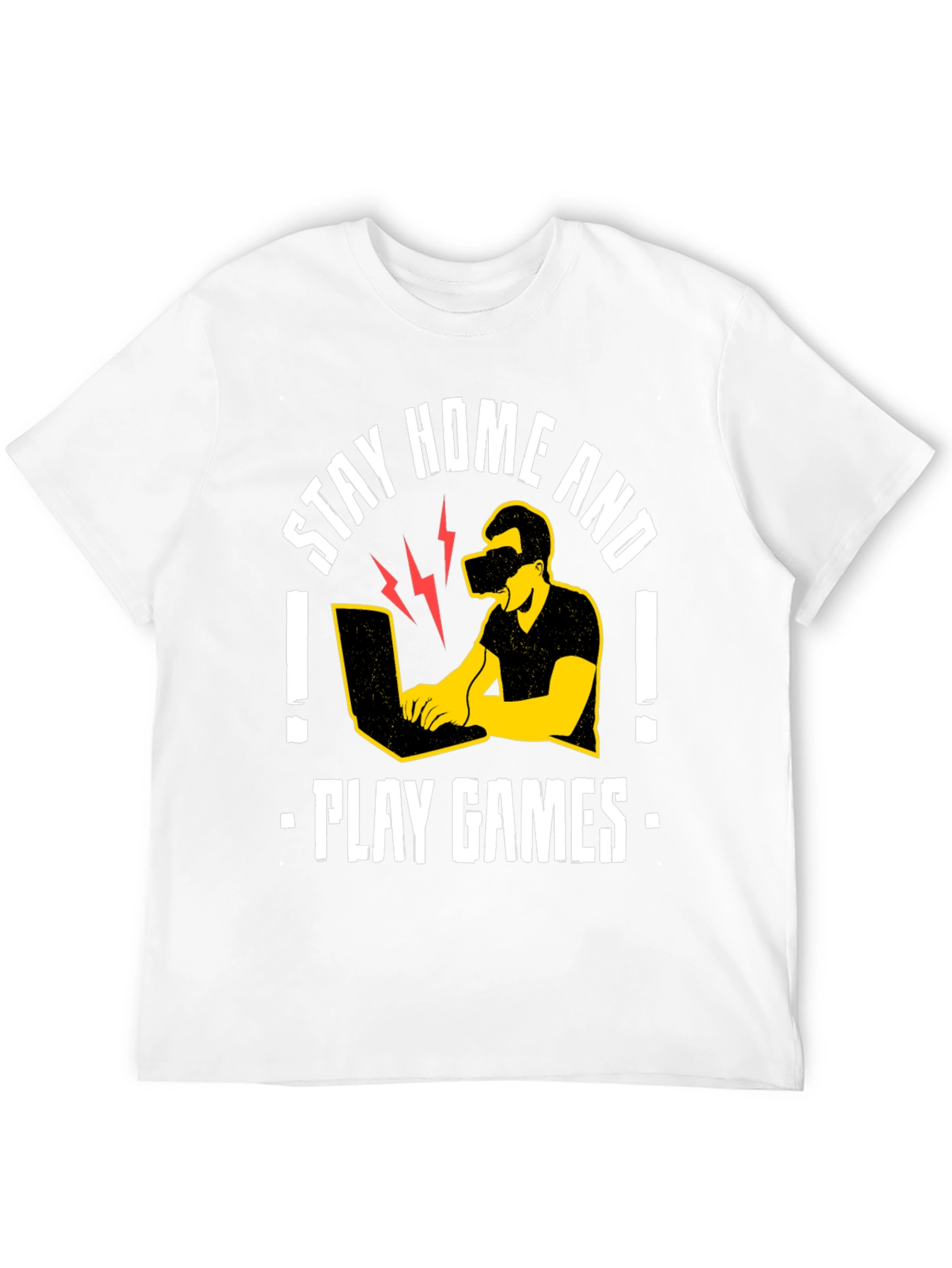 Stay Home and Play Games Graphic Tee