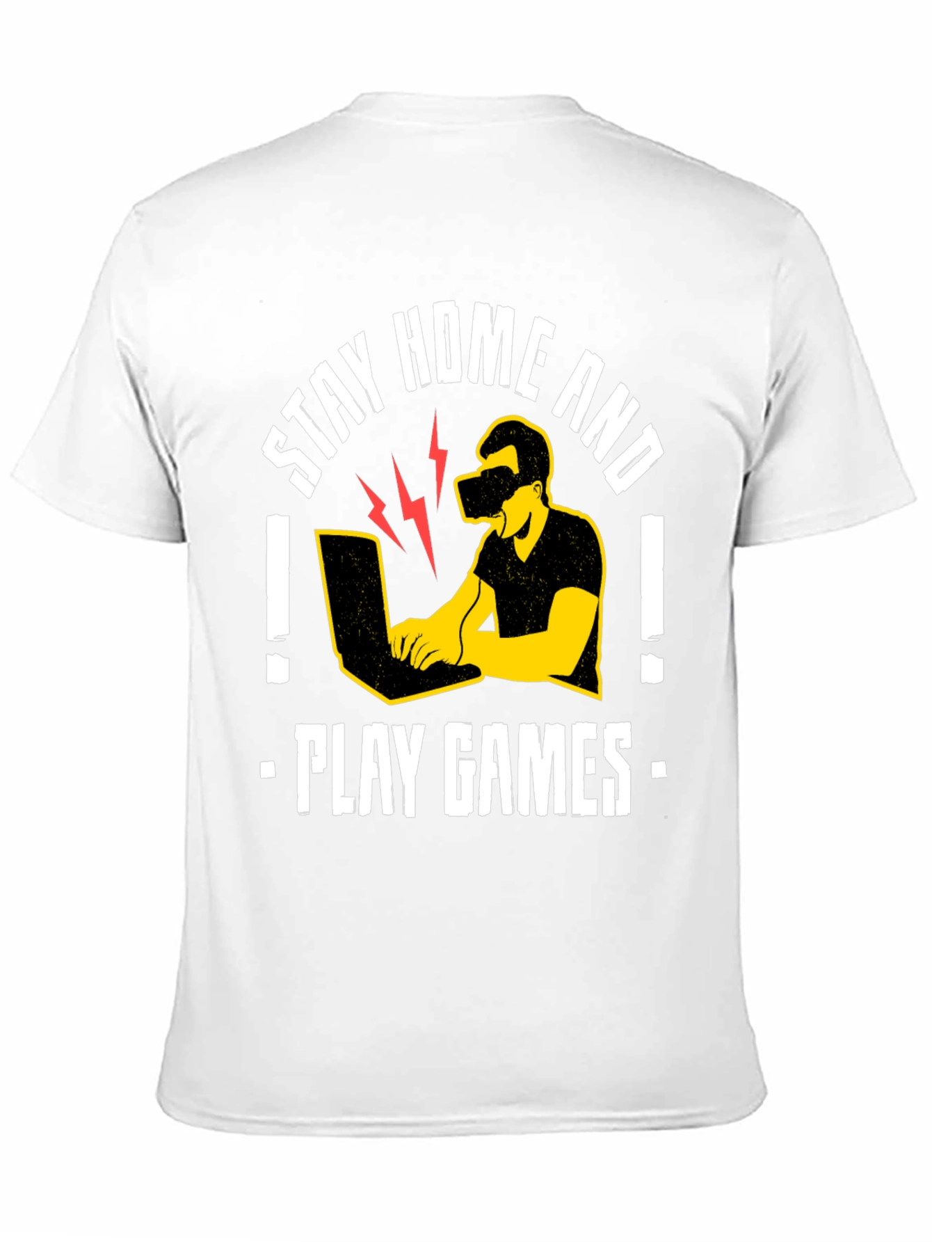 Stay Home and Play Games Graphic Tee