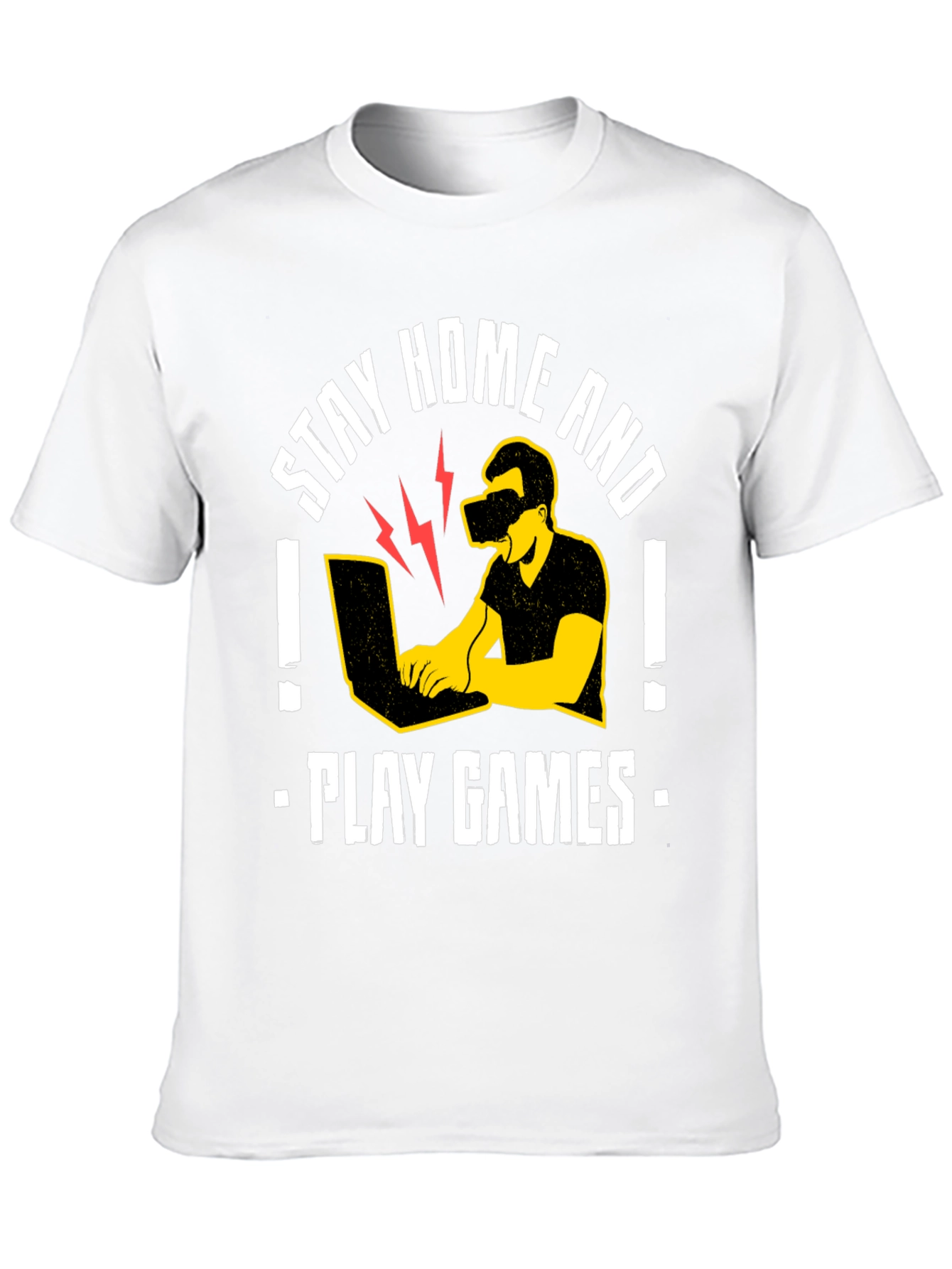 Stay Home and Play Games Graphic Tee