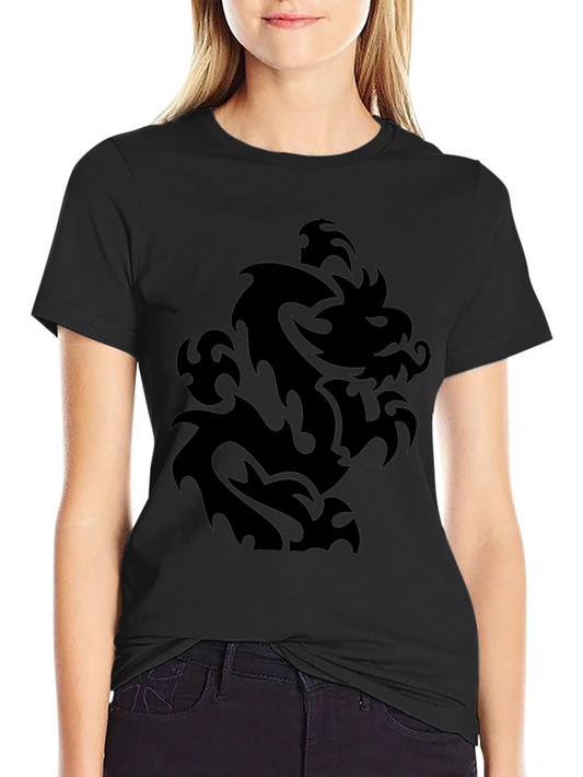 Black Dragon Graphic T-Shirt - Mens Short Sleeve Tee