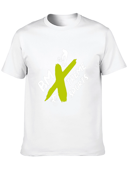 BMX-Treme Sports Graphic Tee - Black Cotton Blend