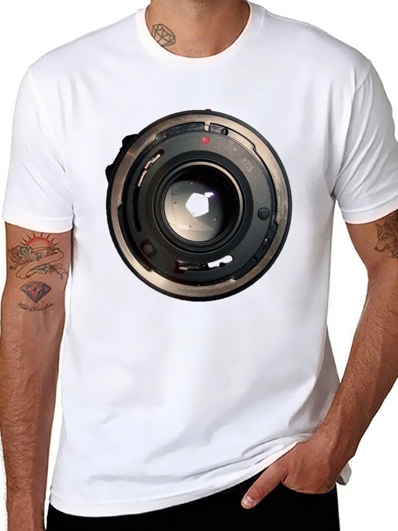 Camera Lens Graphic T-Shirt