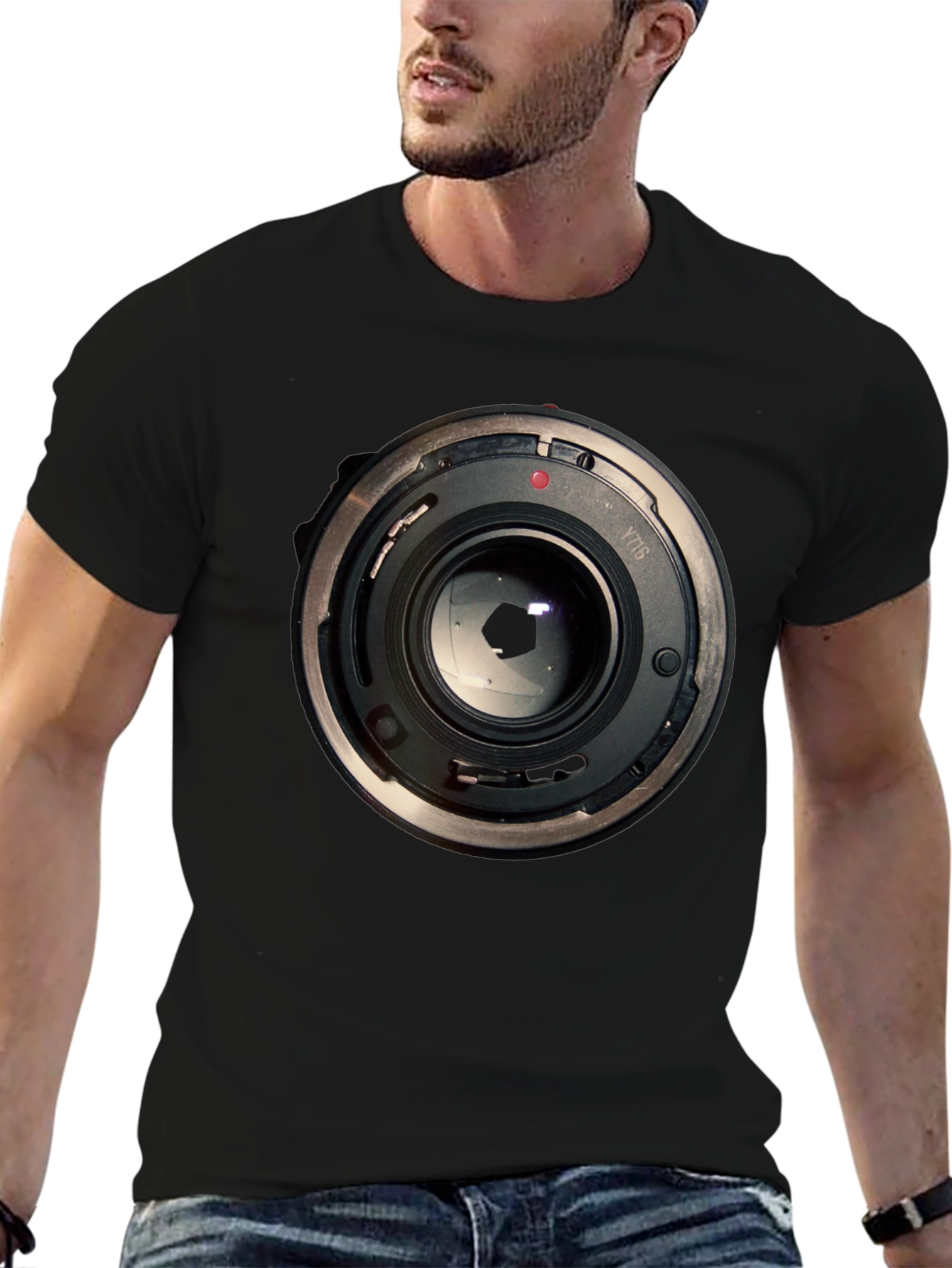 Camera Lens Graphic T-Shirt
