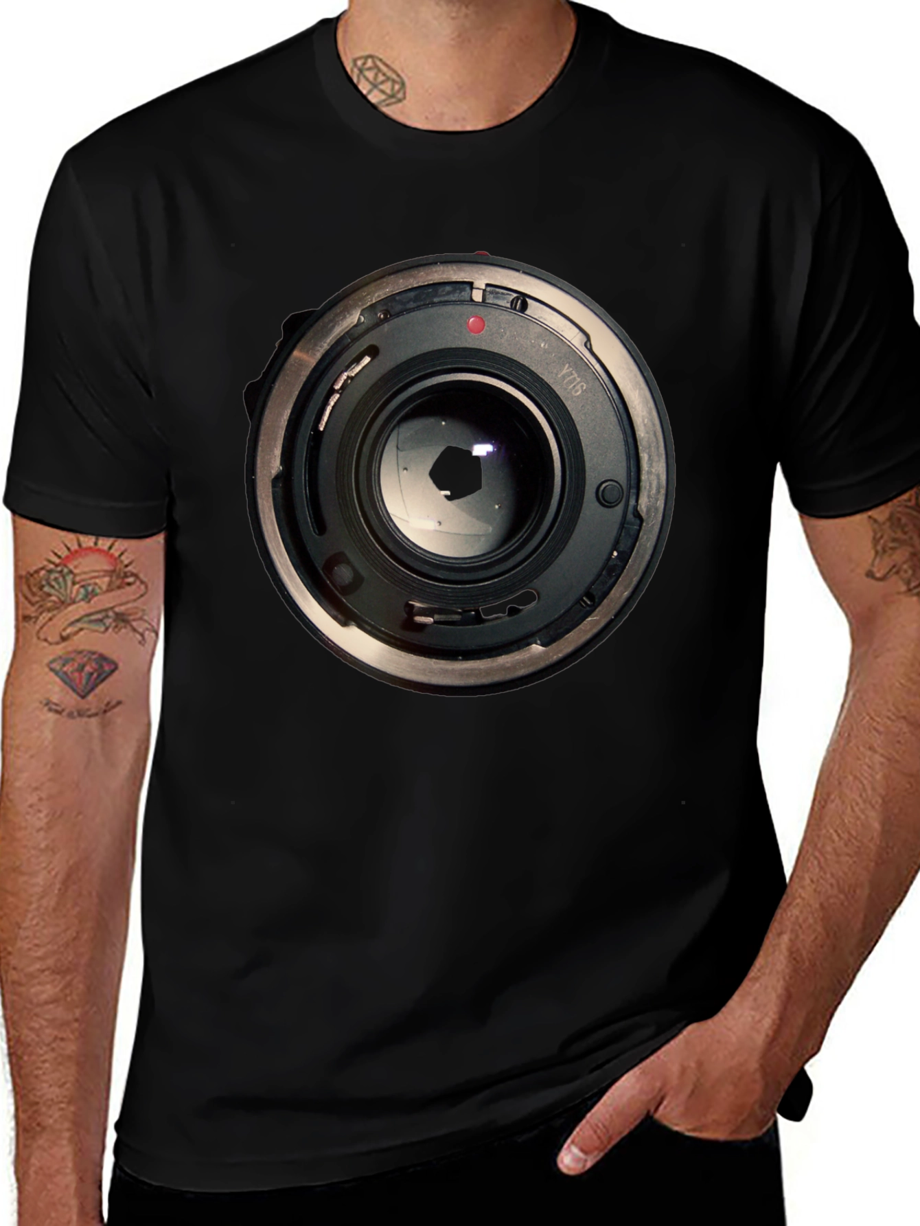 Camera Lens Graphic T-Shirt