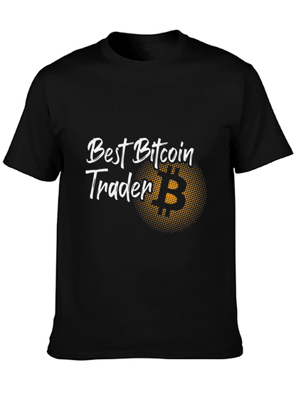 Best Bitcoin Trader Black Graphic Tee