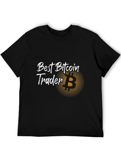 Best Bitcoin Trader Black Graphic Tee