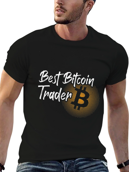 Best Bitcoin Trader Black Graphic Tee