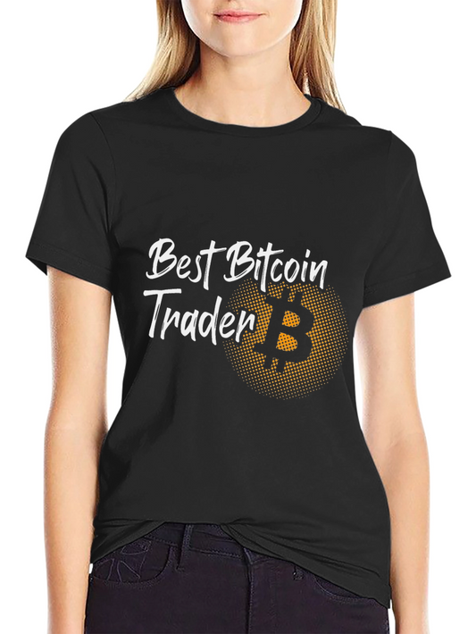 Best Bitcoin Trader Black Graphic Tee