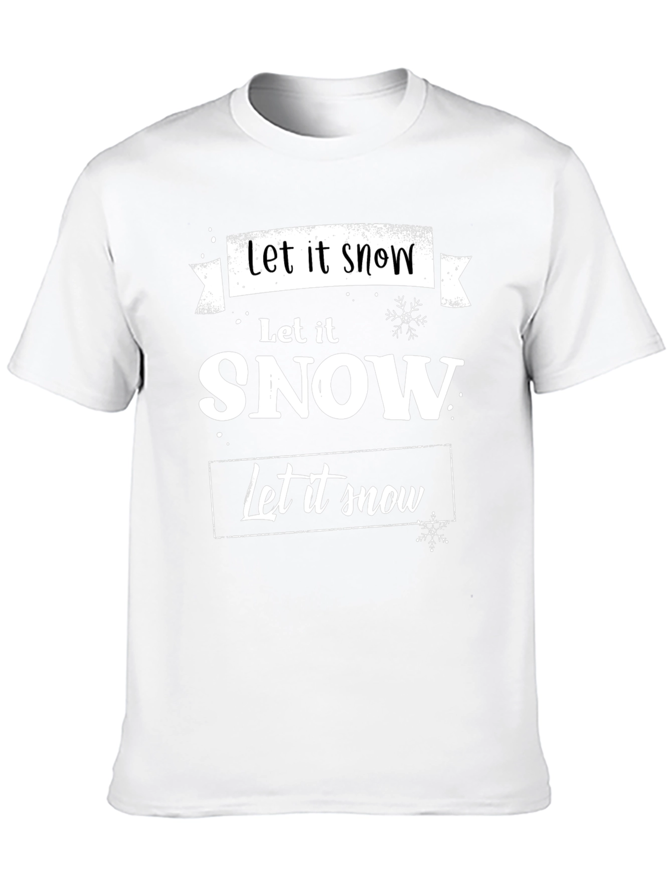 Let it Snow Graphic Tee - Holiday Season Shirt
