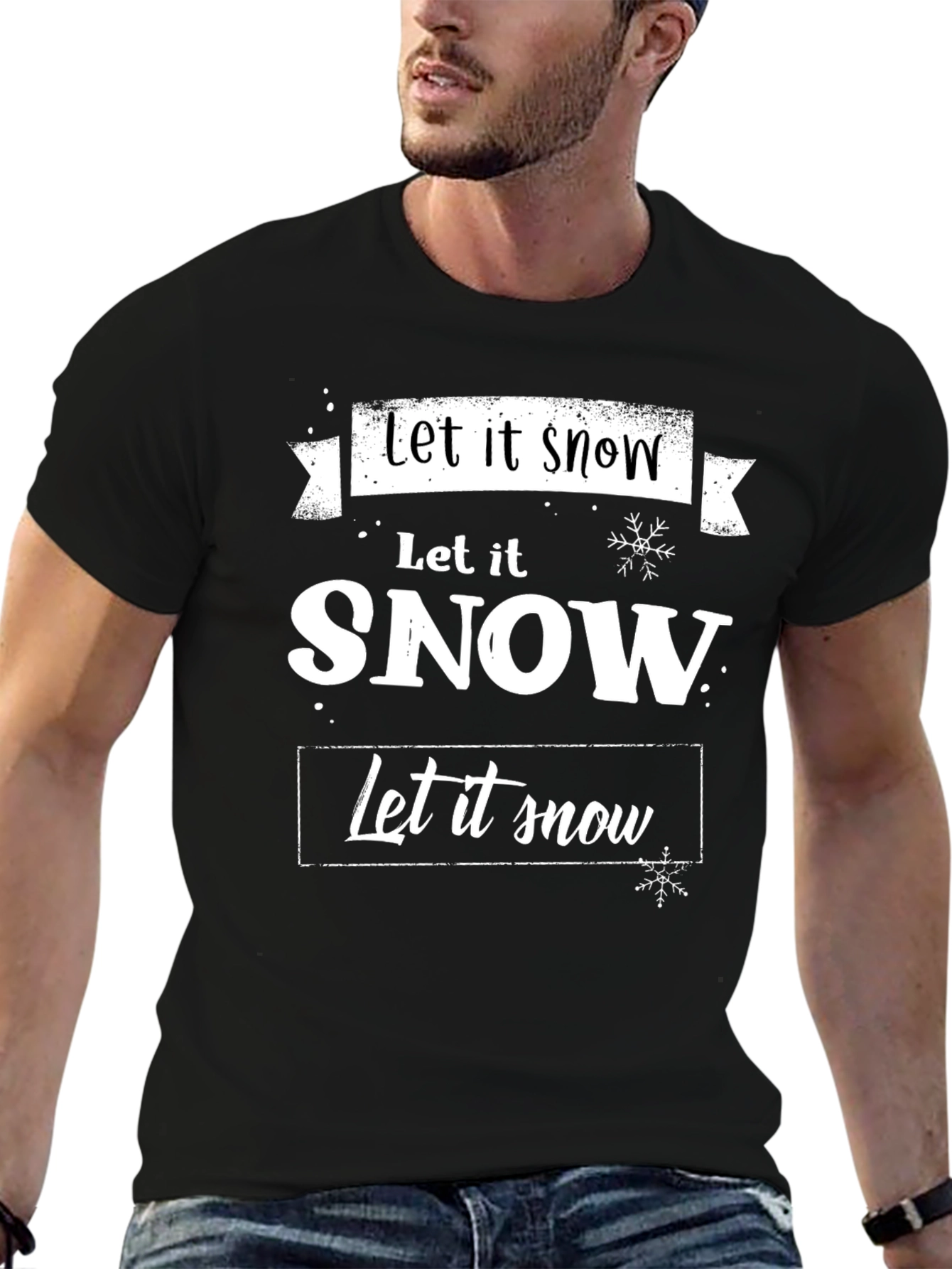 Let it Snow Graphic Tee - Holiday Season Shirt