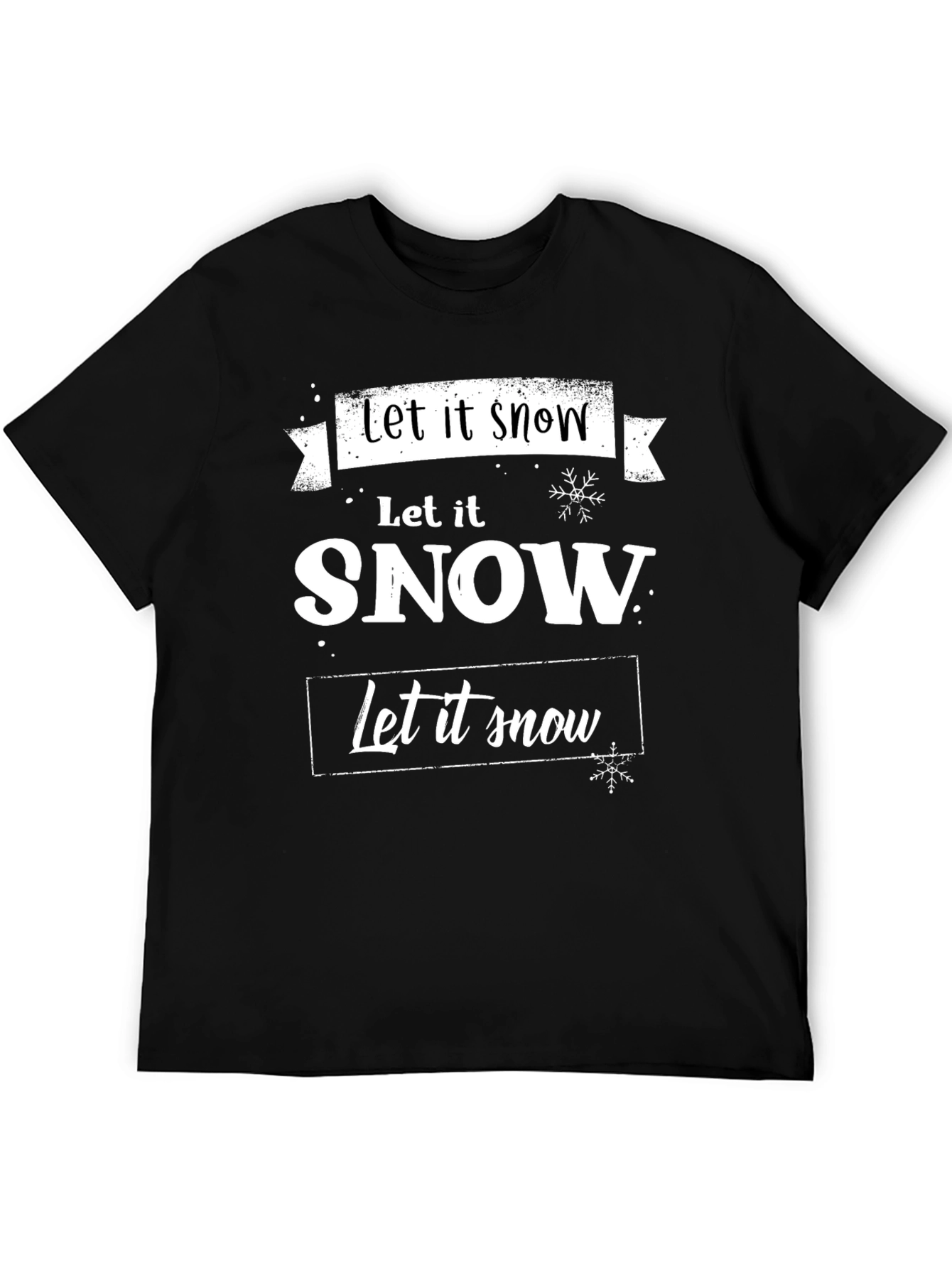 Let it Snow Graphic Tee - Holiday Season Shirt