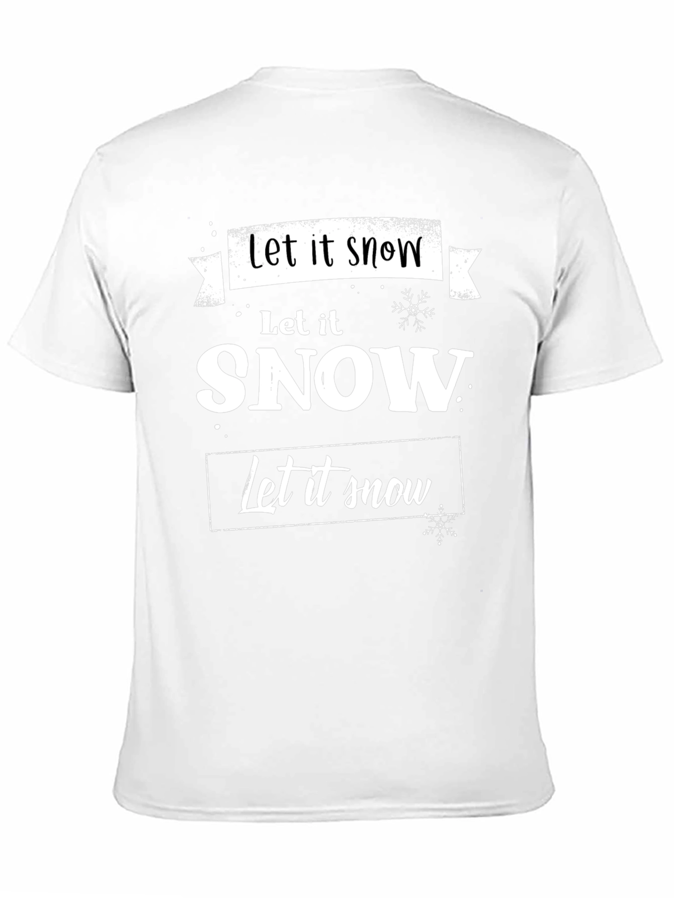 Let it Snow Graphic Tee - Holiday Season Shirt