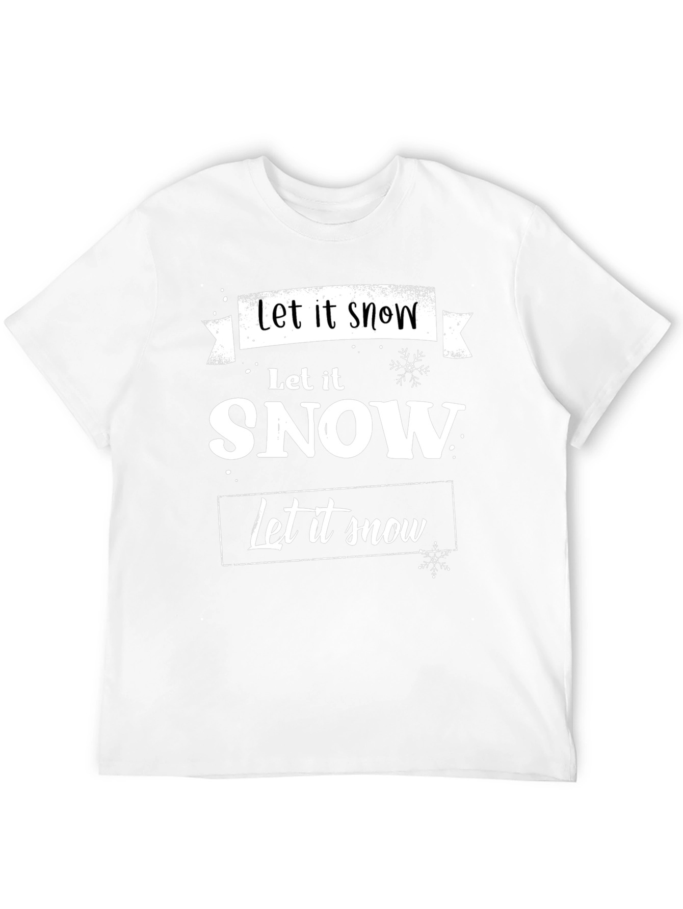 Let it Snow Graphic Tee - Holiday Season Shirt