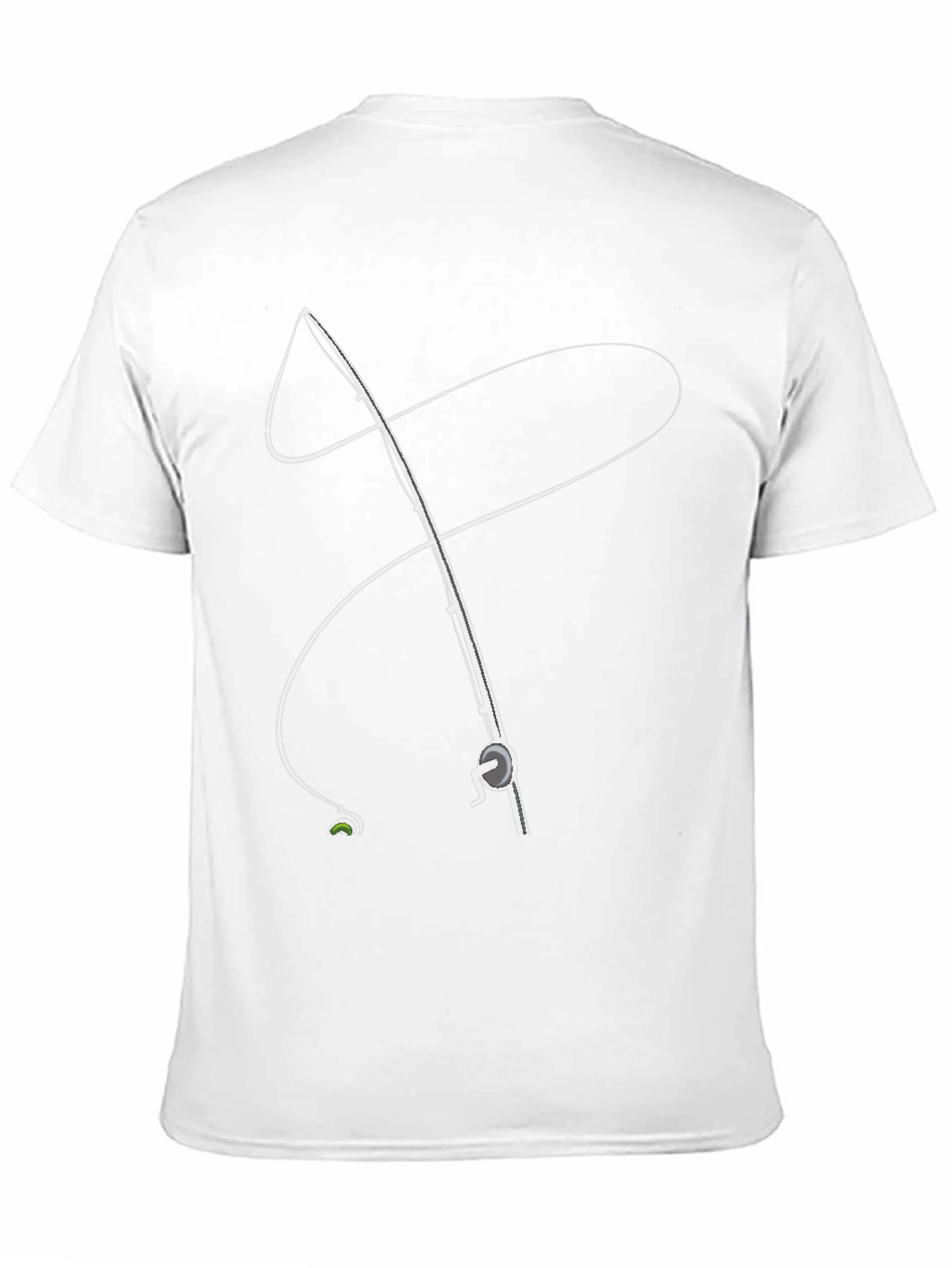 Fishing Rod Graphic Tee - Stylish Angler Apparel